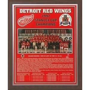  Detroit Red Wings 1997 Healy Plaque: Sports & Outdoors