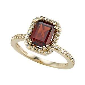 Genuine Garnet Ring by Effy Collection® in 14 kt Yellow 