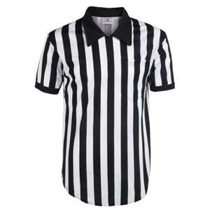  Football Officials Polyester Short Sleeve Jersey 45 BLACK 