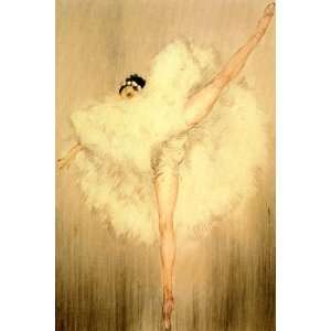  BALLET DANCE GIRL SHOW THEATRE BY LOUIS ICART LARGE CANVAS 