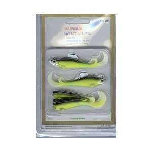  Live Action Lures Chartreuse: Sports & Outdoors