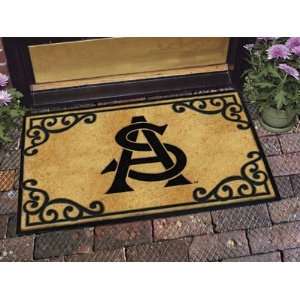  Memory COL AZS 830 Door Mat Arizona State Sports 