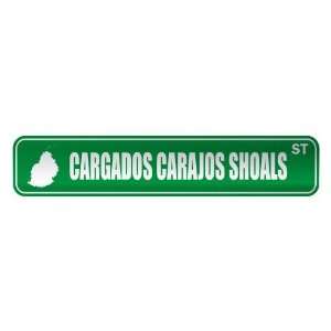   CARGADOS CARAJOS SHOALS ST  STREET SIGN CITY MAURITIUS 