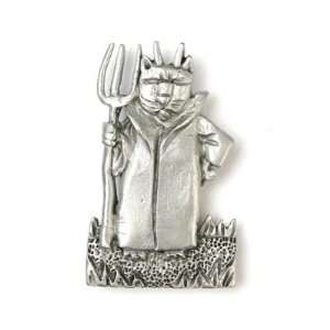  Devil Cat Magnet Studio Roja: Home & Kitchen