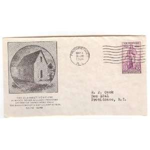   61f) First Day Cover; Old Meeting House; Salem, Mass. 