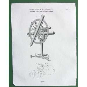   Origial Antique Print Steel Engraving by Abraham Rees 