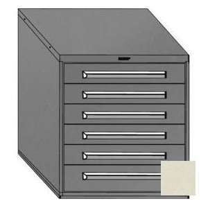  Equipto 30W Modular Cabinet 6 Drawers, 33 1/2H, No Lock 