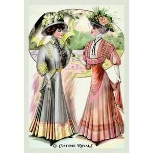 Costume Royals Magnificence in Springtime   Paper Poster (18.75 x 28 