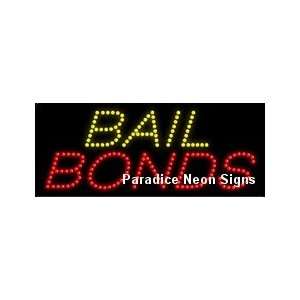  Bail Bonds LED Sign 11 x 27: Sports & Outdoors