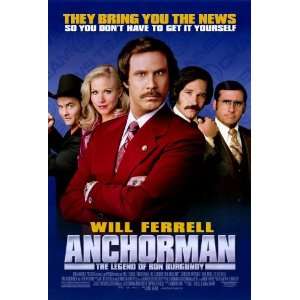  Anchorman The Legend of Ron Burgundy Movie Poster (11 x 