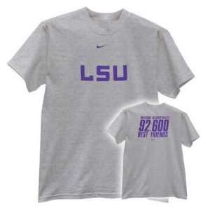  Nike LSU Tigers Ash End Around T shirt: Sports & Outdoors