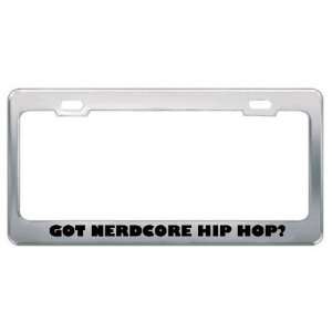 Got Nerdcore Hip Hop? Music Musical Instrument Metal License Plate 