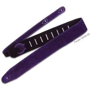  Renegade Double Sided Suede Guitar Strap. Purple: Musical 