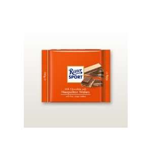 Ritter Sport, Neapolitan Chocolate (Milk with Crispy Wafer), 3.5 Ounce 