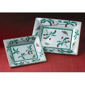  Mottahedeh Famille Verte Large Tray 6 x 7.5 in: Everything 