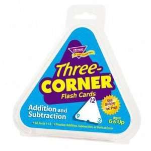     CARD,FLASH,3CORNER,ADD/SUB(sold in packs of 3): Office Products