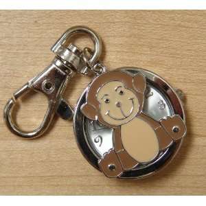    Monkey Watch W / Keychain Clip Pocket Watch 