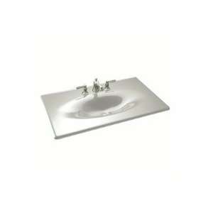  Kohler K 3051 8 Iron/Impressions Lavatory, Sea Salt