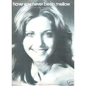  Sheet Music Have You Never Been Mellow Olivia Newton John 