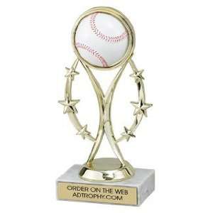  Baseball Trophies   7 inches Star Baseball Trophy 