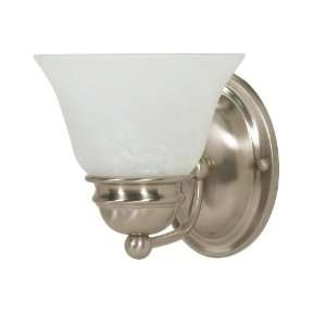 Nuvo Lighting 60/3204 Empire 1 Light Vanity with Alabaster 