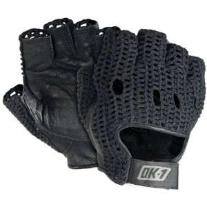  OK 1 32202 Leather Lifter Gloves, Black, Small