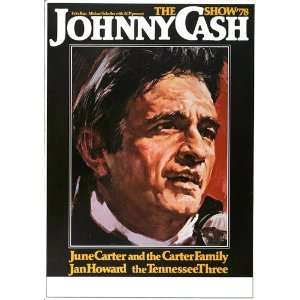  Johnny Cash   The Show 1978   CONCERT   POSTER from 