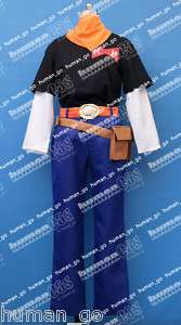 DBZ Android 17 Cosplay Costume Size M Human Cos  