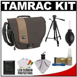 Tamrac 3446 Rally 6 Digital SLR Camera Case (Brown/Tan) with Deluxe 