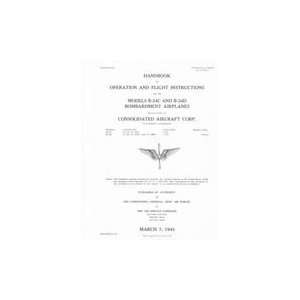  Consolidated B 24 C Aircraft Flight Manual: Books