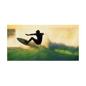  Sundown Surf 36 X 18 Framed Wall Art