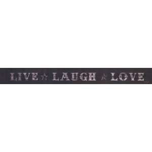   : Live, Laugh, Love   Poster by Lauren Rader (36x4): Home & Kitchen