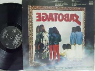 BLACK SABBATH   Sabotage LP (RARE UK Import on NEMS) EX  