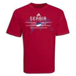 adidas SERBIA WC 2010 Country PRIDE Shirt SOCCER  