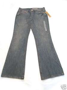 DKNY Soho Blue Jeans Stretch Boot Cut Womens 8 NWT $79  