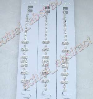 wholesale 12pcs Czech rhinestone&silver plated bracelet bangle