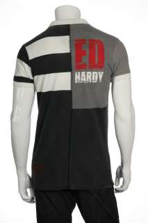 Ed Hardy Graphic SS Hand Made Polo Shirt  