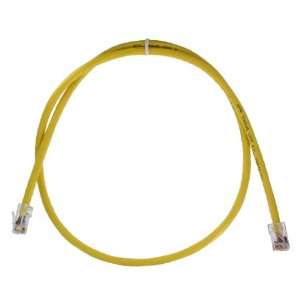  Leviton 6LHOM 3Y Home 6 Patch Cable, 3 Foot, Yellow: Home 
