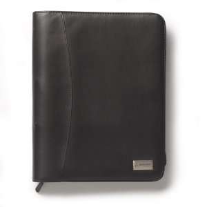  4 Ring Padfolio; COLOR BLACK; SIZE ONSZ