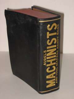 Graham AUDELS MACHINISTS & TOOL MAKERS HANDY BOOK 1946  