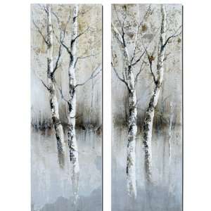  41810 Birch Tree Panels I, II, S/2 by uttermost