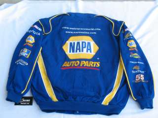 Michael Waltrip NAPA Cotton Twill LARGE Jacket By Chase  