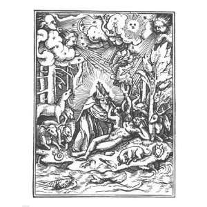  Holbein Dance of Death I Poster (8.00 x 10.00)
