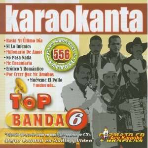  Karaokanta KAR 4556   Top Banda 6 Spanish CDG Various 