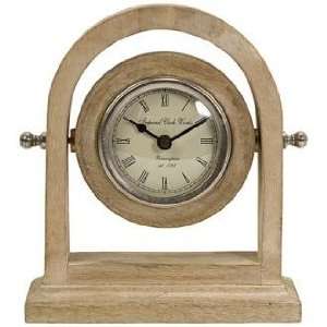  Mason Adjustable Angle Natural Wash Wood Desk Clock