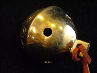large Shiny Brass sleigh bell  