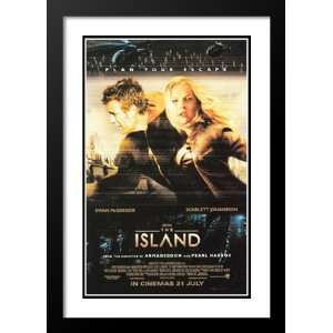 The Island 32x45 Framed and Double Matted Movie Poster   Style O 