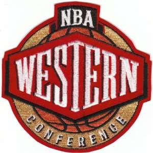  NBA Western Conference Patch (sew on) LARGE 5 1/4 x 5 1/4 