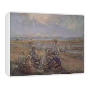  Picnic on the Beach, 1990 by Anthea Durose   Canvas 