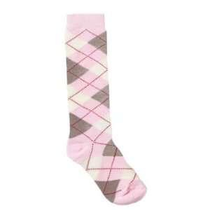    Argyle Knee Hi Sock   Pink   by Country Kids   18mths 4 years Baby